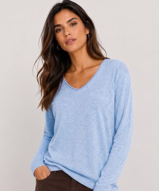 Jersey Básico de Cuello Pico