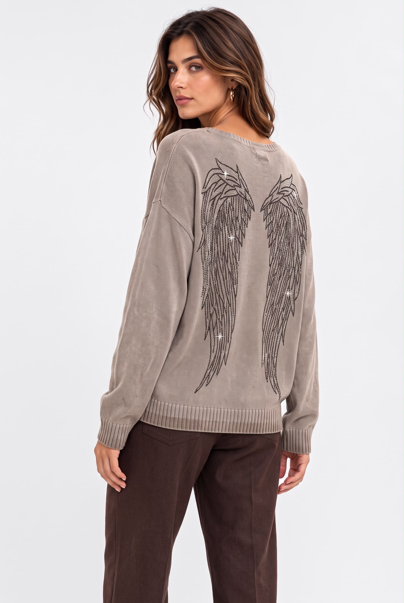 Jersey de Pico con Alas Strass - Imagen 3